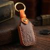 Suzuki Key Cover for and New Custom Key and Genuine Tanned Smart Key Custom Leather Dark [smasol] Jimny, Nomad, Frontus, Spacia, Jimny, Case, XBEE,