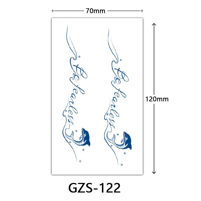Herbal Juice Tattoo Sticker, Back Of Hand Juice Semi-Permanent Tattoo Sticker, Sweat-Proof Tattoo