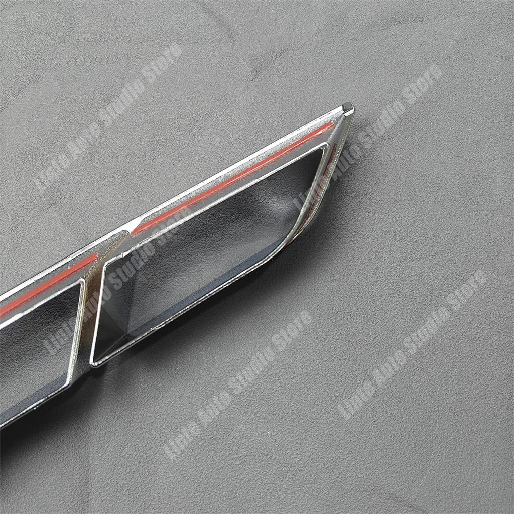For Volkswagen Passat B8.5 2019 2020 2021 2022 2023 Rear Bumper Silver Plating Decorative Strip Spoiler Splitter BodyKits Tuning