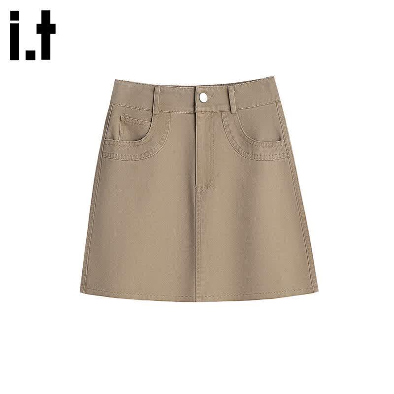 CHOCOOLATEit Women s A-Line Denim Mini Skirt L