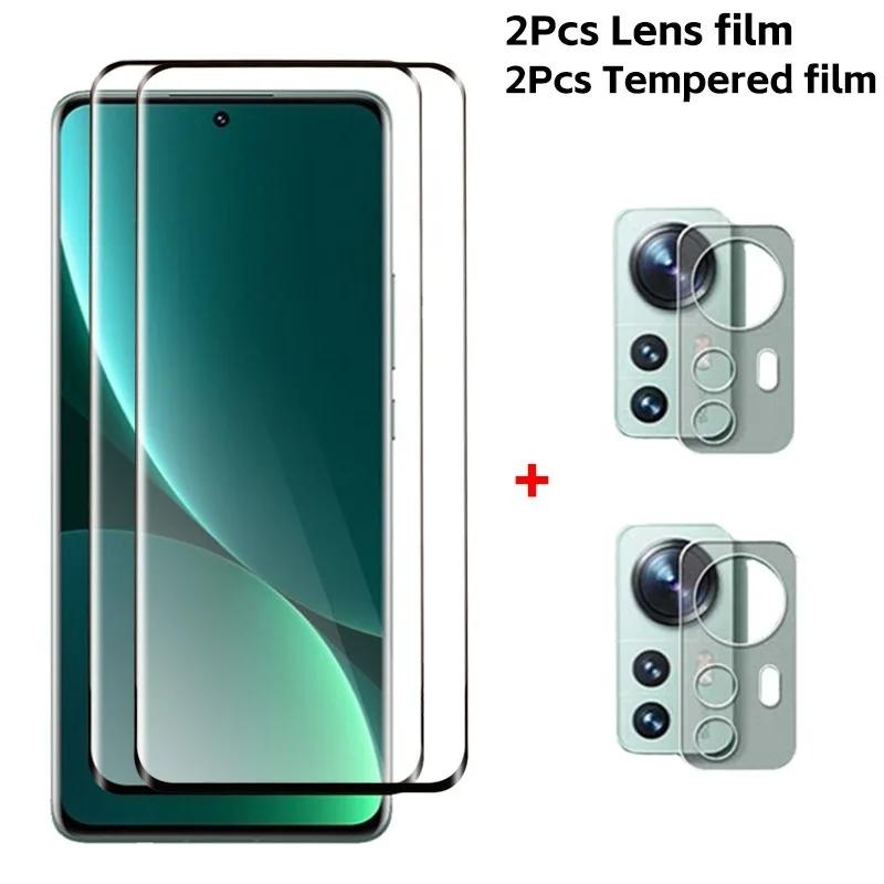 6 In 1 Tempered Glass for Xiaomi 12 Pro 12X Screen Protector Lens Glass for Xiaomi 12 12X 12Pro Protective Tempered Glass Films