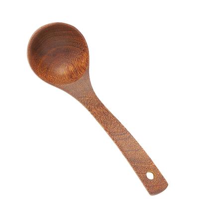 Wooden Kitchen Tools Nonstick Pan Meat Rice Spatula Cooking Shovel Mixing Spoon Soup Scoop Ladle