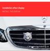 Wolf Head Metal Car Emblem: Personality Badge for Body, Grille, and Scratch Decoration