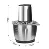 New 2 Speeds Electric Chopper Stainless Steel  Meat Grinder Household Food Processor Kitchen Garlic Vegetable Grinder