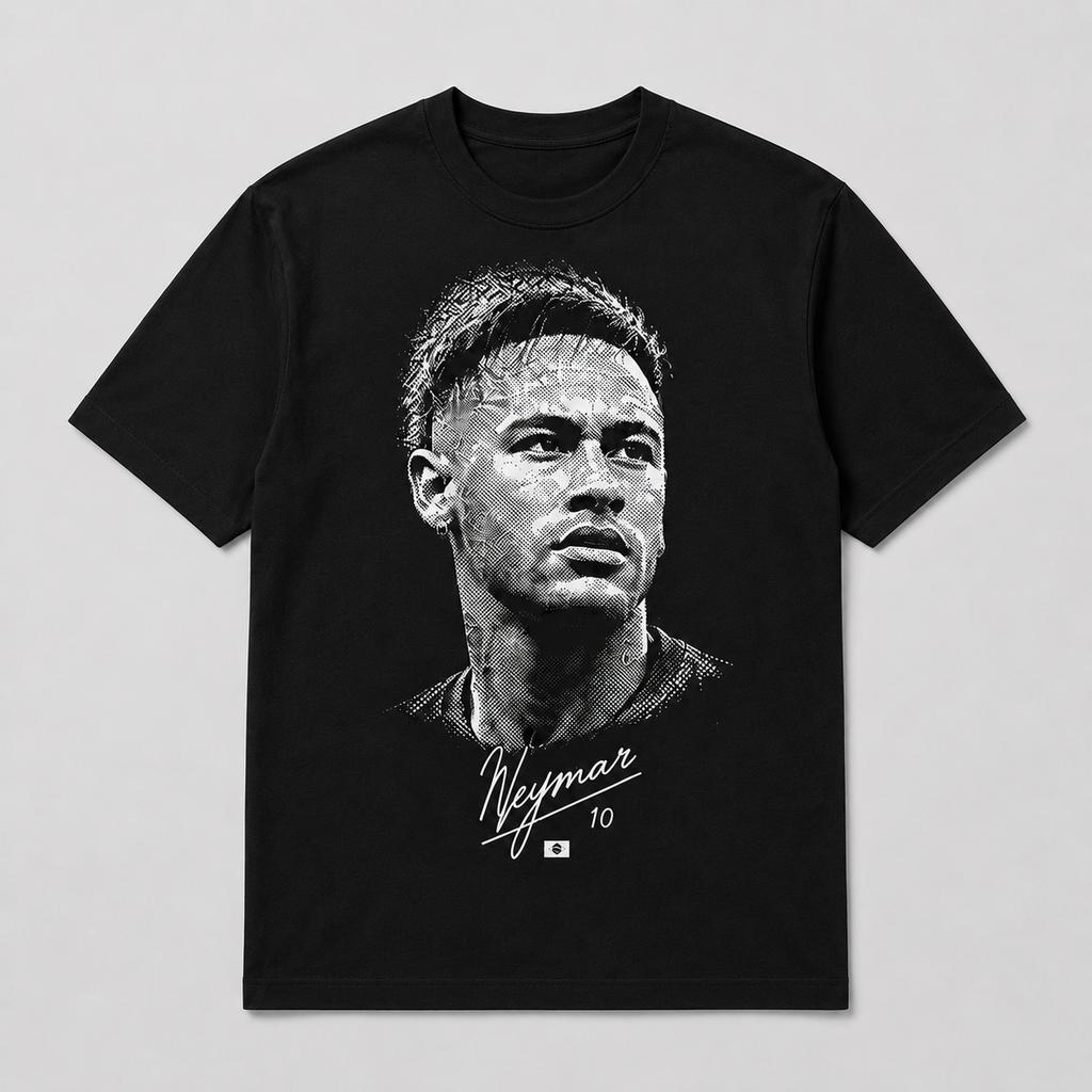 2026 Neymar's Brazil National Football Team T-shirt Men's Clothing Women's T Shirt Football Fan's Casual Cotton Printed T-shirt