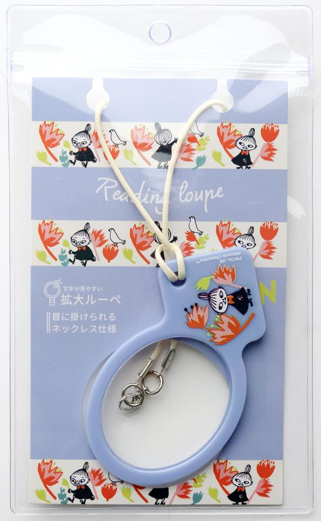 Fieldwork 1.8x Magnifying Glass, Handheld, Moomin Little My Design, Foldable, with Strap, Blue (MYBL MLP001-5)