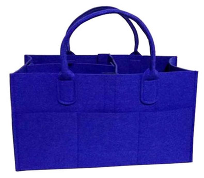 Large Capacity Multi-functional Felt Diaper Bag - Portable Mommy Bag for Outings