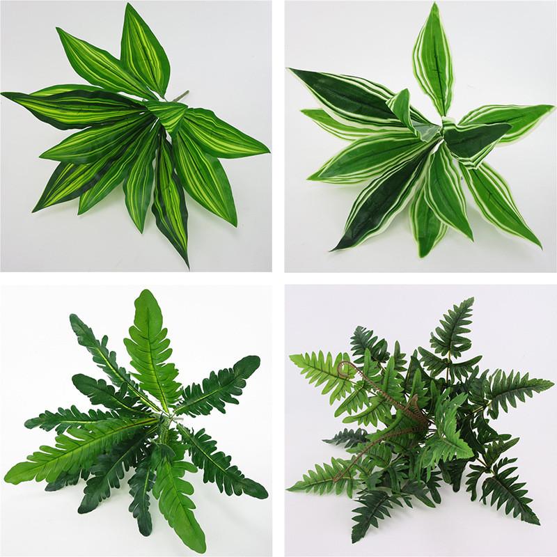 And Pteridophyta Dracaenafragrans Leaf Artificial Foliage Living Room Decoration