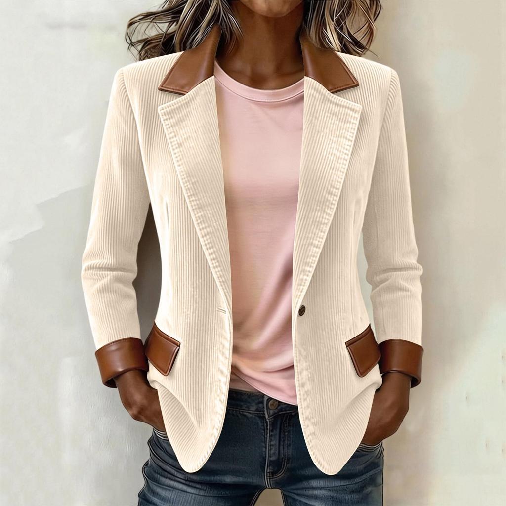 Women's Loose Fit Color Long Sleeve Button Up Athletic Jacket Outerwear