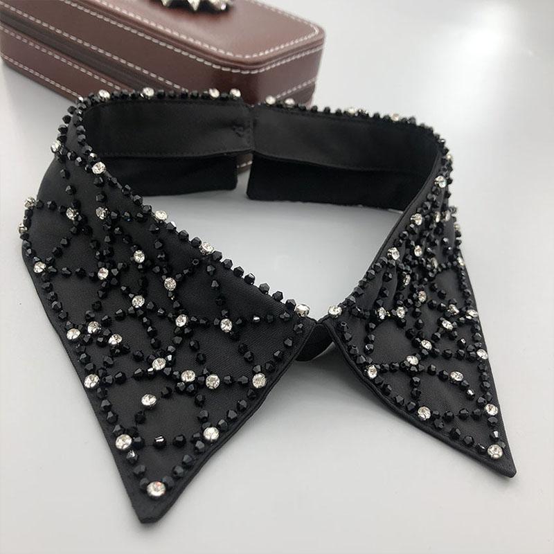 Pearl Women Shirt False Collars Crystal Removable Collar For Women Necklace Fake Collar Detachable Diamond Lacklace Nep Kraagie