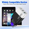 New 33W GaN USB Charger with QC 3.0 & PD, Supports 9V & 12V Fast Charging - US/EU Standard.