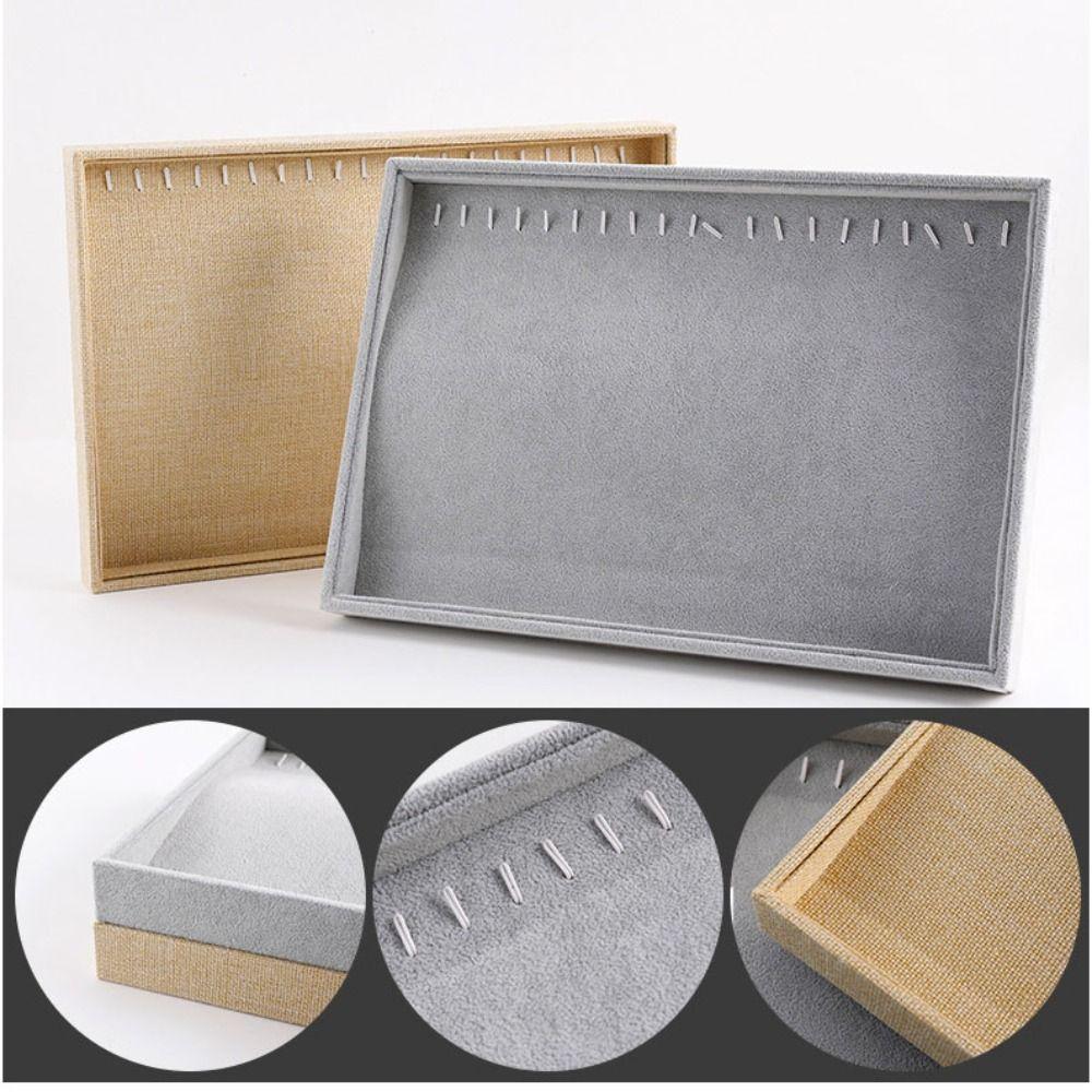Necklaces Velvet Jewelry Tray Bracelets Jewelry Display Holder Jewelry Storage Box  Jewelry Seller