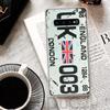 Retro License Plate Number Cover For Samsung Galaxy M12 M21 M30S M31 M32 Phone Case M51 M52 Note 20 Ultra 10 Plus 9 8 J4 J6 + J8