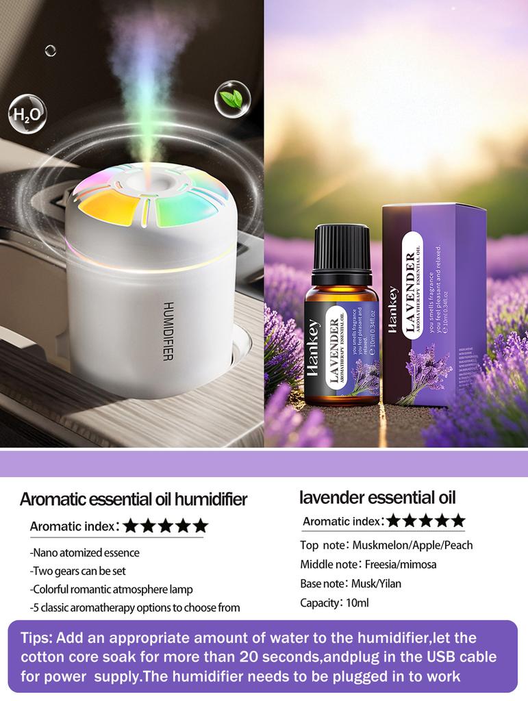 Xiaomi 180ML Air Humidifier USB Electric Aroma Diffuser Essential Oil Purifier Aromatherapy Mist Maker Lights For Car Home Bedroom