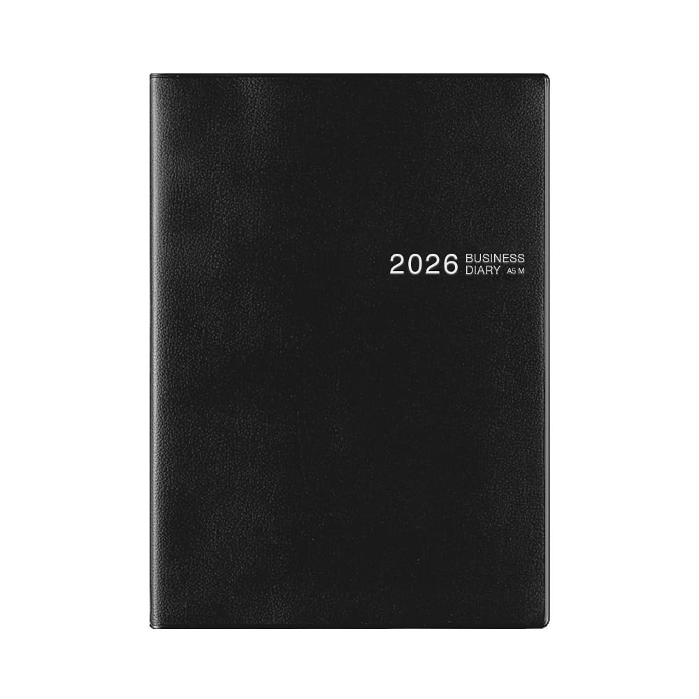 

Midori Business 2026 A5 22421006 December Diary, Monthly, Black, (Starts 2025)