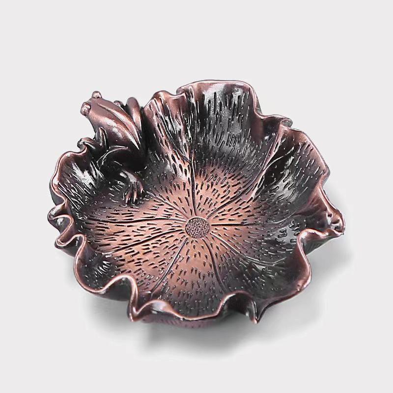 Alloy Backflow Incense Burner for Home Decor - Tea Ceremony & Antique Ornament