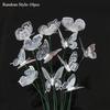 10pcs PVC Garden Stakes Realistic Butterfly Decor Wedding Outdoor Home Decor Wedding Decorations Rustic Charm Durable Decoration