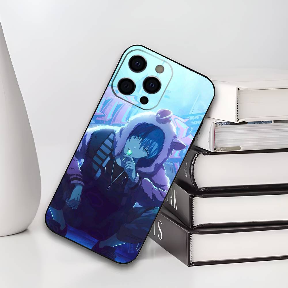 Vivid BAD SQUAD Akito Toya Phone Case For iPhone 17,16,15,14,13,12,11 Plus,Pro Max,XS,Soft Silicone Black Cover