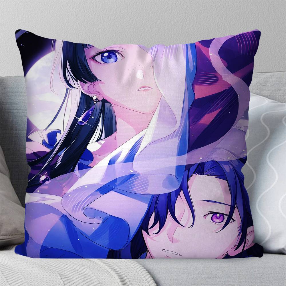 Anime Die Tagebücher der Apothekerin Kissenbezug Quadratisches Kissen Schlafzimmer Sofa Freizeit Komfortkissen Auto Wohnzimmer Heimdekoration