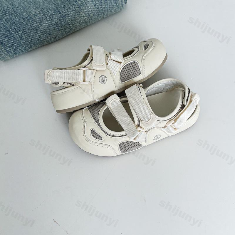 Fashion 2025 Summer New Mesh Breathable Retro Style Casual Single Shoes for Women Fashion Shallow Mouth Comfortable Soft Soled Sneakers