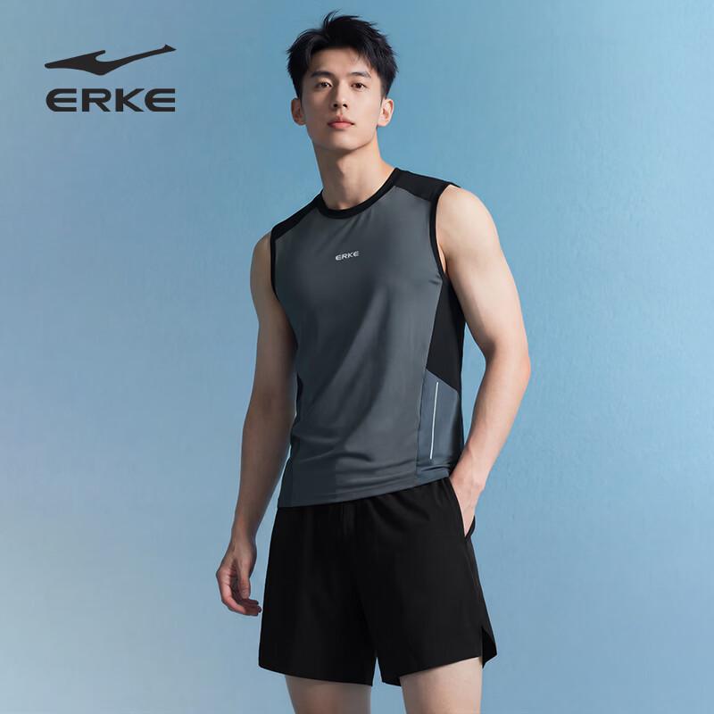 ERKE Men s Two-Piece Anti-Embarrassment Swimsuit L (Height 165-175cm, Weight 50-65kg)