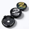 4pcs/Set 60MM 56MM Dragon Logo Emblem Car Wheel Center Caps Wheels Hub Cap Dragons Badge Rim Hubcaps Dust Cover Car Accessories