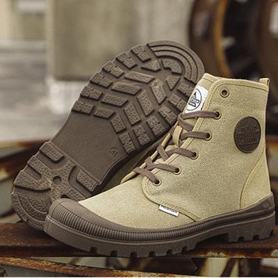 Fashion Canvas Shoes Men Boots Leisure High Top Ankle Boots Male Flat Footwear Military Boots Couple Shoes Casual Spring Autumn Boots
