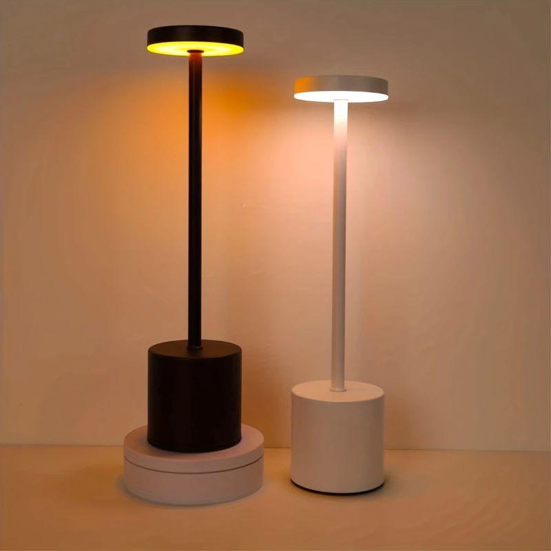 Office Decorative Lamp with Metal Brushed Texture USB Convenient Desk Lamp Suitable for Bedrooms Dining Rooms Living Rooms