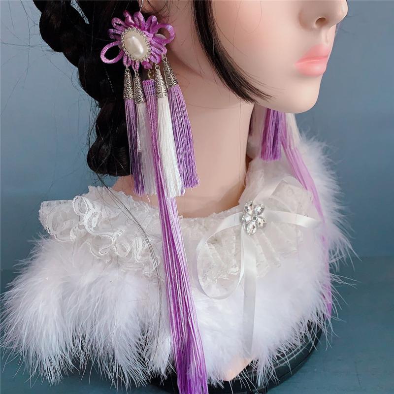 Bohemia Style Earrings Chinese Knot Lantern Pendant Long Tassel Earrings For Women Jewelry Accessories Christmas New Year Gift