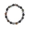 8mm Seahorse Mixed Point Gemstone Bracelet (C2503AC1279_BK)
