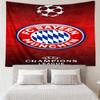 1PC Munich FC Crest Printed Tapestry Room Decoration Wall Hanging for Living Room Bedroom, dormitory, Birthday and Christmas gifts