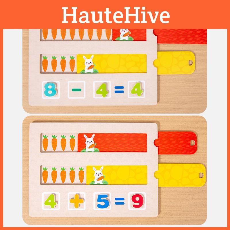 Puzzle Wooden Educational Toy With Math Skills Color Recognition For Gift Kids