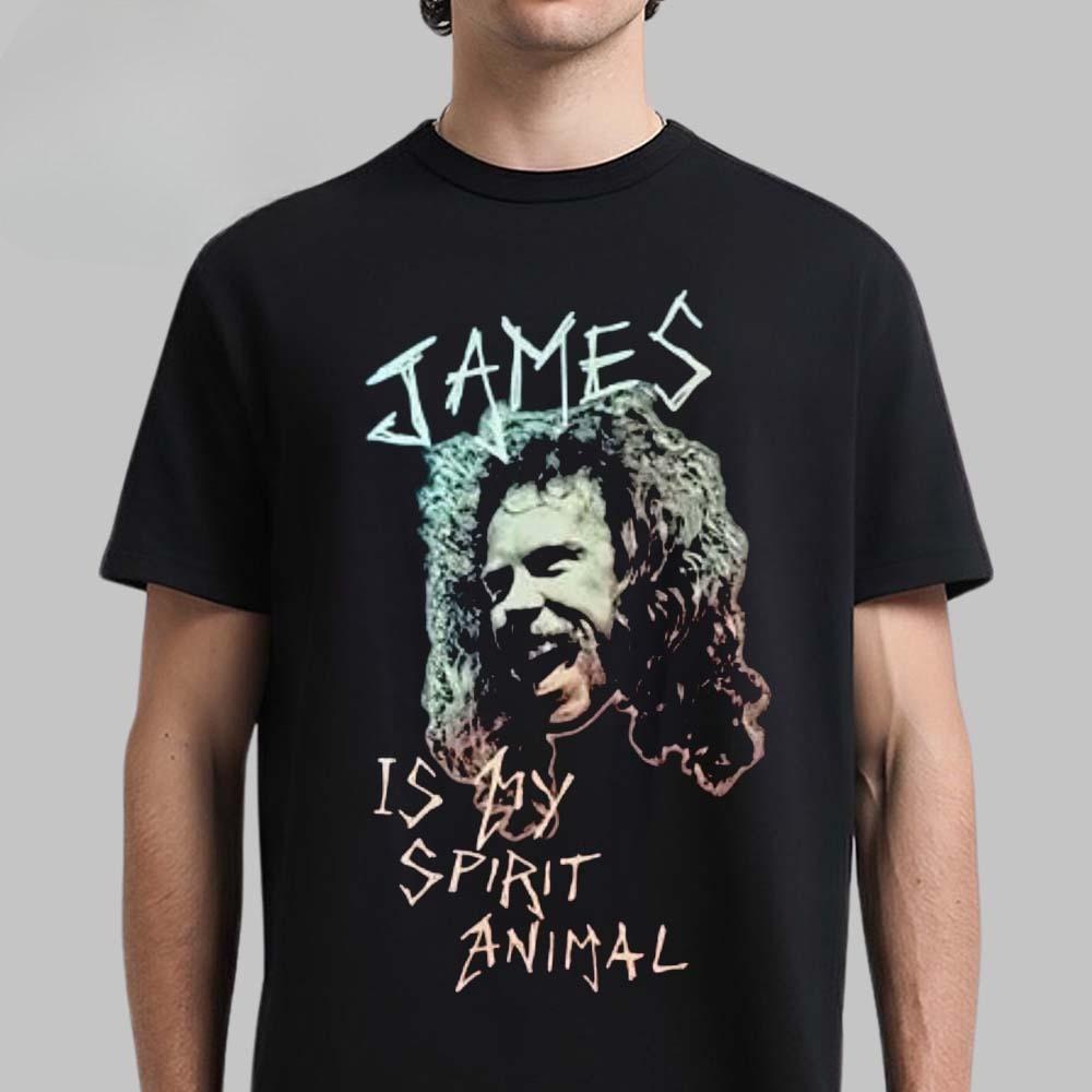 

Rare Metallica Kirk Hammett Is My Spirit Animal M72 Syracuse 2025 Pop Up in New York At JMA Wireless Dome Unisex T-Shirt 4XL
