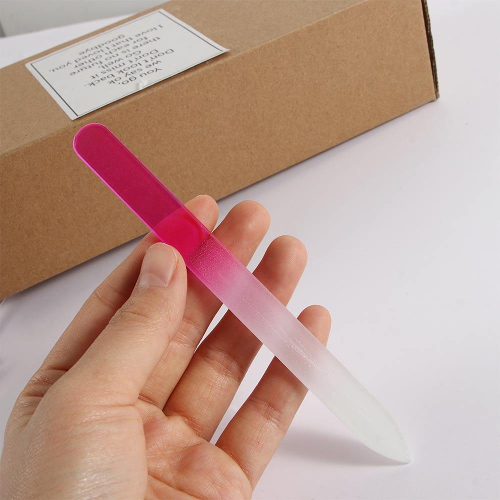 Sale Durable Pro Tool Manicure Device Buffer Nail Art Files Crystal Glass File
