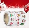 Christmas Roll Paper Label, Christmas Party Decoration Sticker