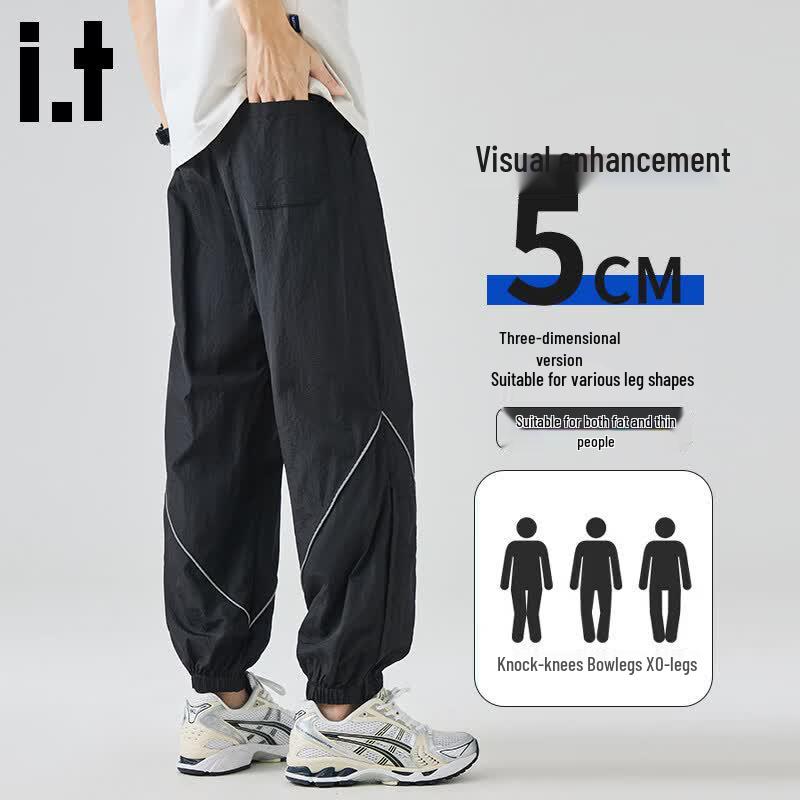 :CHOCOOLATEit Men's Summer Tapered Ankle Casual Sports Pants