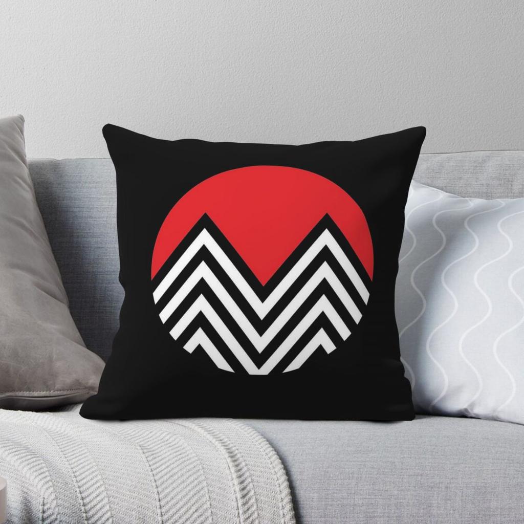 Twin Peaks Black Lodge Pillowcase Polyester Linen Velvet Pattern Zip Decorative Sofa Cushion Cover