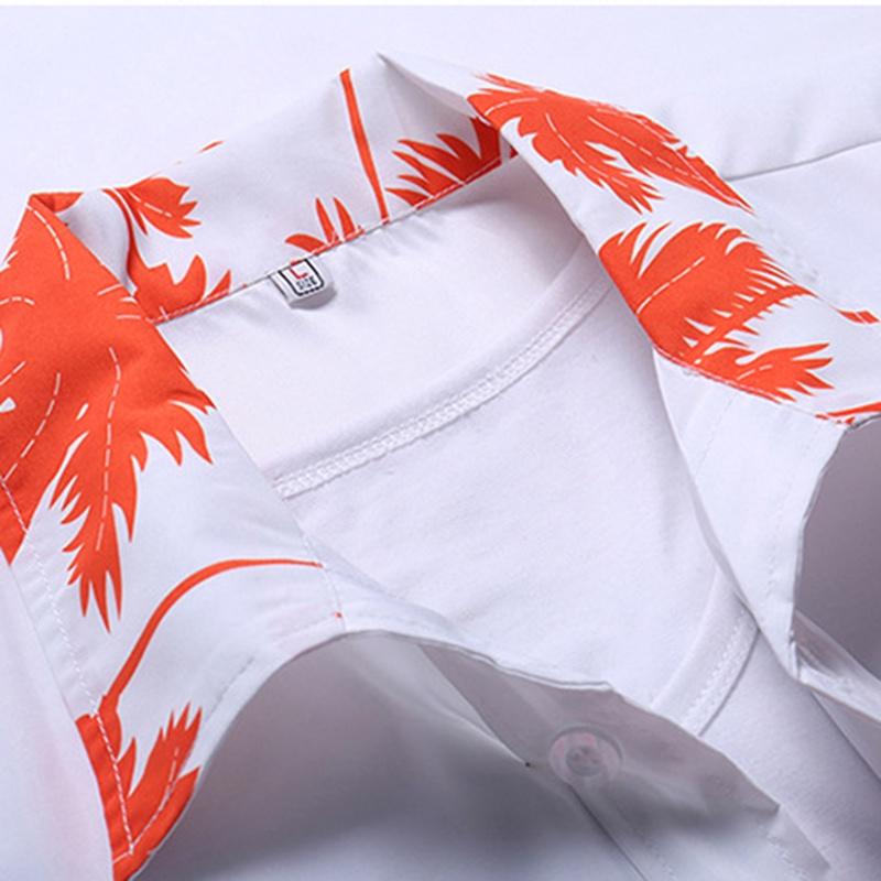 Camicia da Uomo Floreale a Maniche Corte di Qualità Premium con Design Hawaiano Senza Tempo