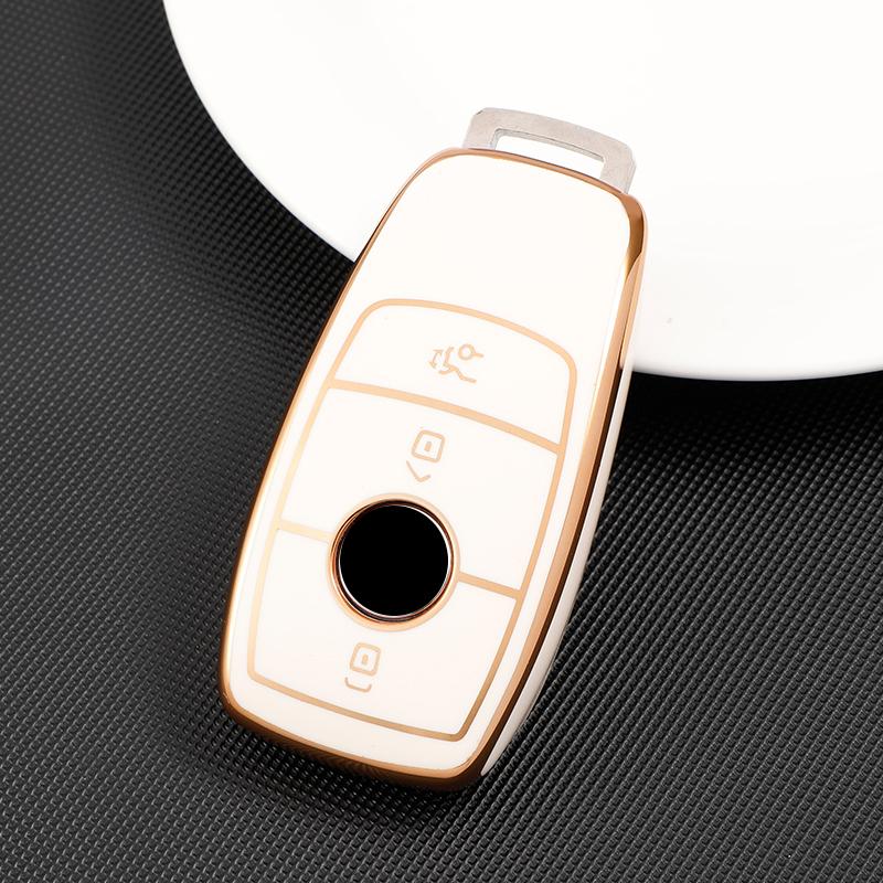 For Mercedes Benz A B C E G S Class CLA CLS GLA GLB GLC GLE GLS EQA EQB EQC Key Case Cover 2 3 Button Shell Fob Protector