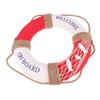 1Pcs 30Cm Exquisite Lifebuoy Hanging Decoration Metal Door Sign for Cafe Bar Shop Wall Decor Festive Entrance Ornament