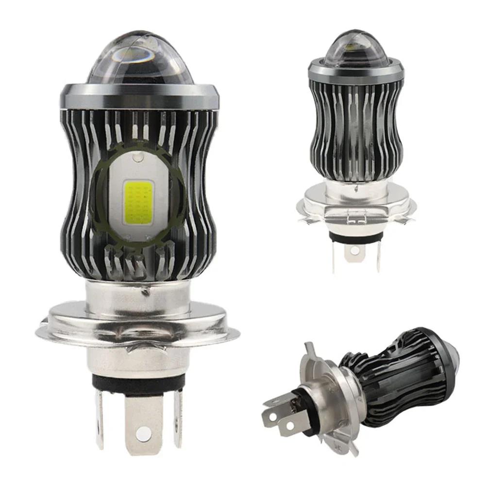 H4/BA20D/H6 Motorcycle LED Headlight Projector Lens Super Bright 3500LM LED COB Fog Lamp ATV Scooter Driving Spotlight Lamp