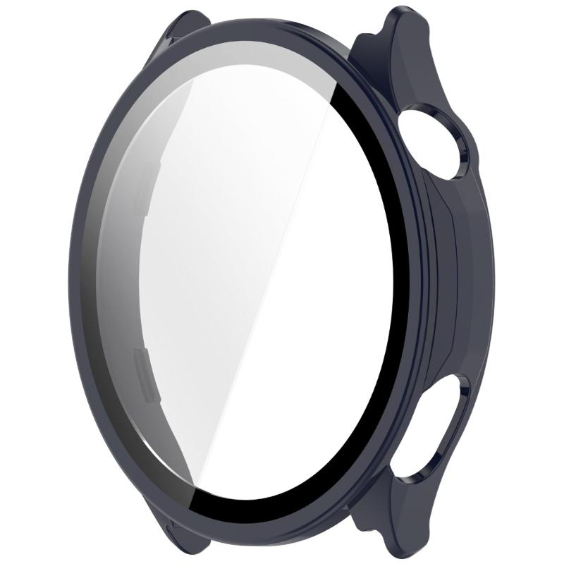 

Screen Protectors Case for Watch S Waterproof Full Coverage PC Bumper Protective Cover Antiscratch синій