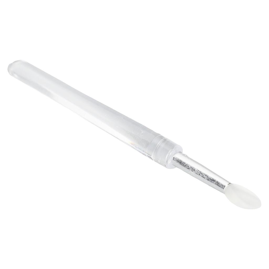 10pcs Nail Art Silicone Stick Reusable Uniform Attach Mirror Effect Powder Smudge Stick with Cover