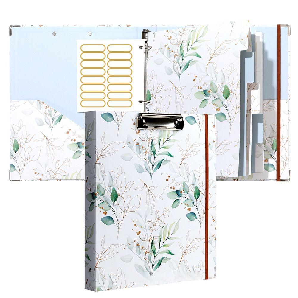 

Versatile Binder Organizer 3 Ring File Folder Gift Binder with clipboard School Supplies 1