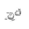 5pcs Stainless Steel Heart Shell Charms Fish Tail Earring Pendant DIY Women Jewelry Making Supplies Wholesale Necklace Findings