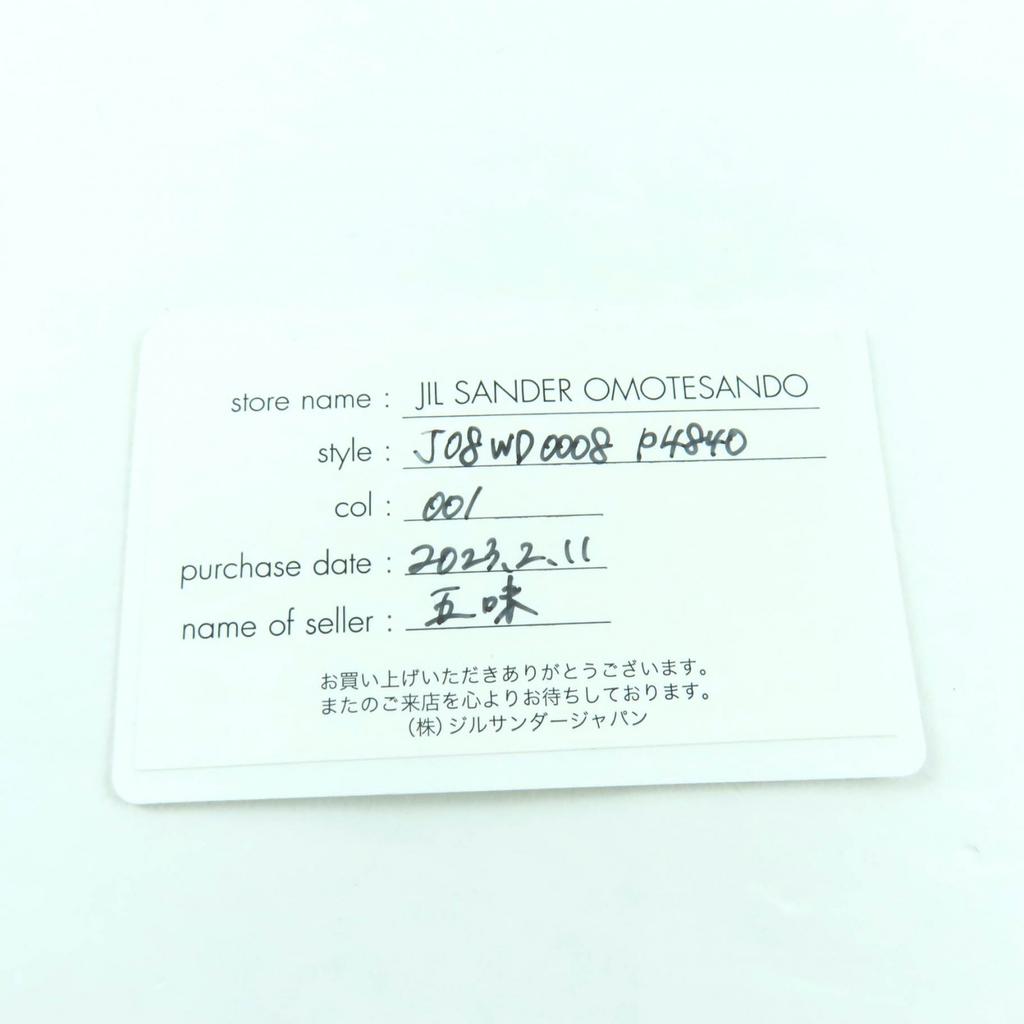 Great JIL SANDER Cannolo Mini Shoulder Bag With Logo Black Leather J08WD0008 Used