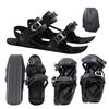 Short Skis Short Snowskates Compact Skiing Accessory Multifunctional Adjustable Skiing Tools Lightweight Non-Slip Snow Feet