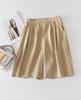 Premium Mulberry Silk High-Waisted Bermuda Shorts for Women