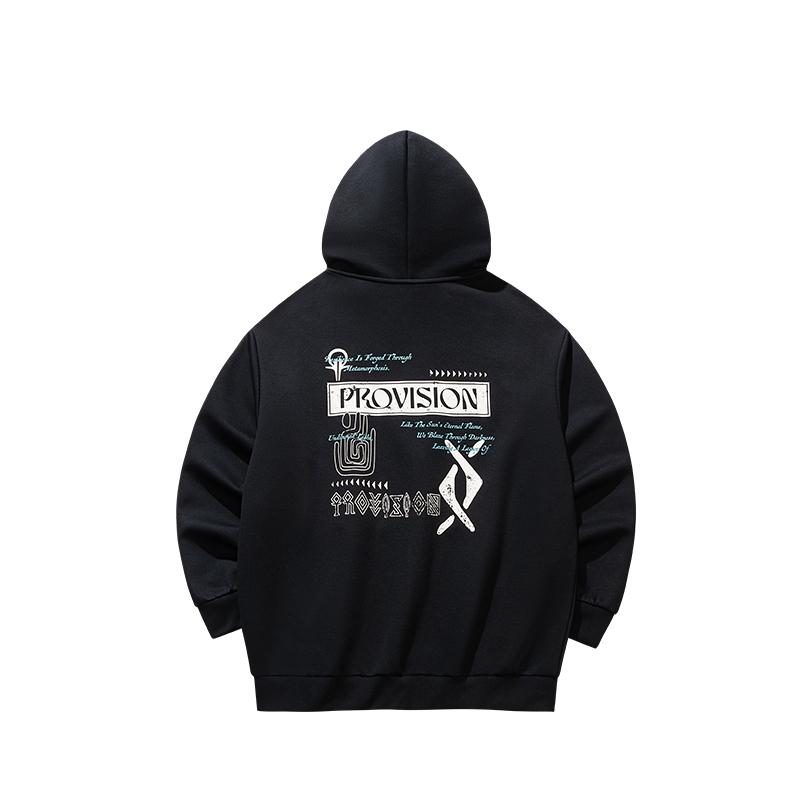 Anta Kyrie Serie Trendiger Streetstyle Sportlich Lässig Gestrickter Pullover Unisex Pullover Schwarz 172631707-3