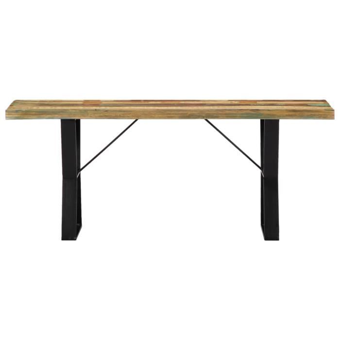 VidaXL Banc 110 cm Bois de récupération massif